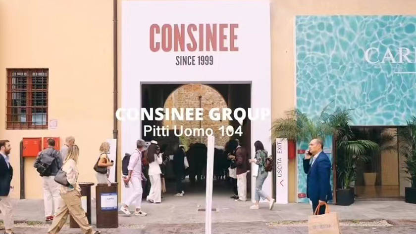 Consinee เข้าร่วม Pitti Uomo ในอิตาลี