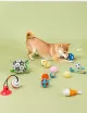 Colorido juguete de lujoso para perro de pollo gritando con sonido