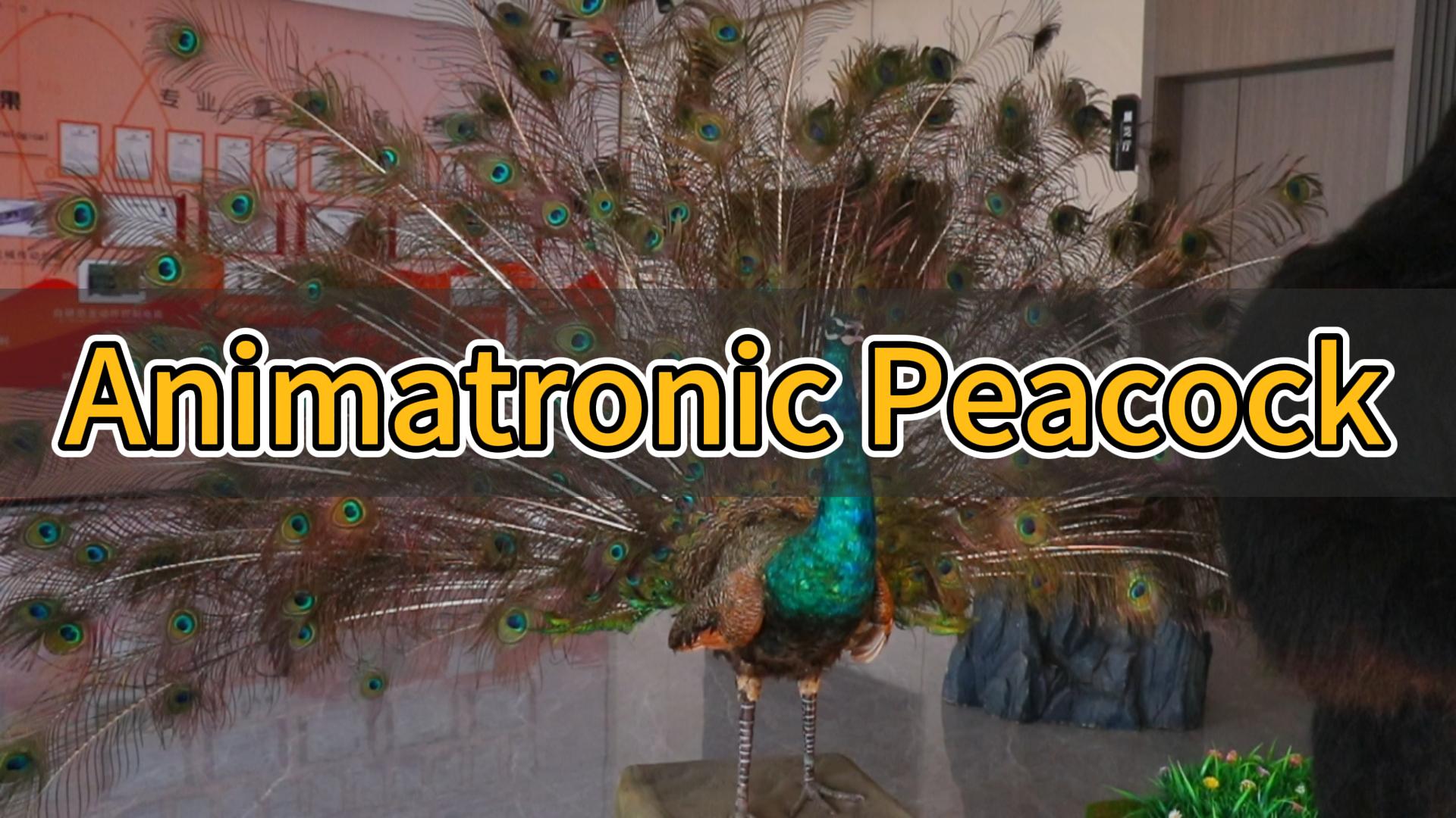 Peacock animatronik