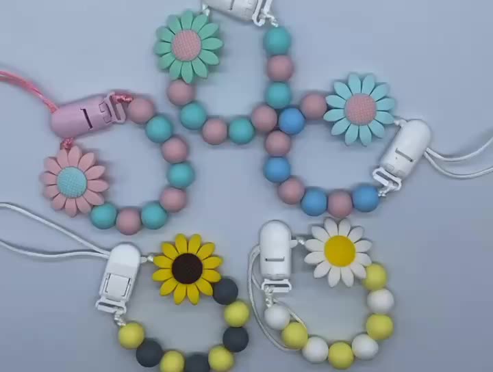 Силиконовые бусины Baby Teether video.mp4