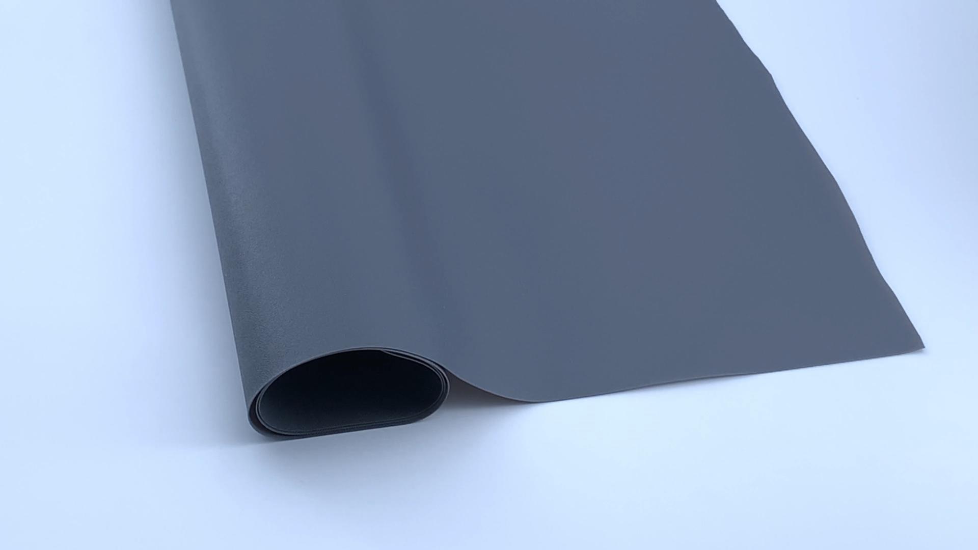Película de PVC con textura de carbón de carbón premium