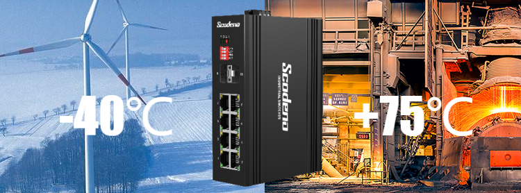 Industrial Fast 2 *1000x + 8 *10/100/1000T niezarządzany przełącznik Ethernet 8 Port