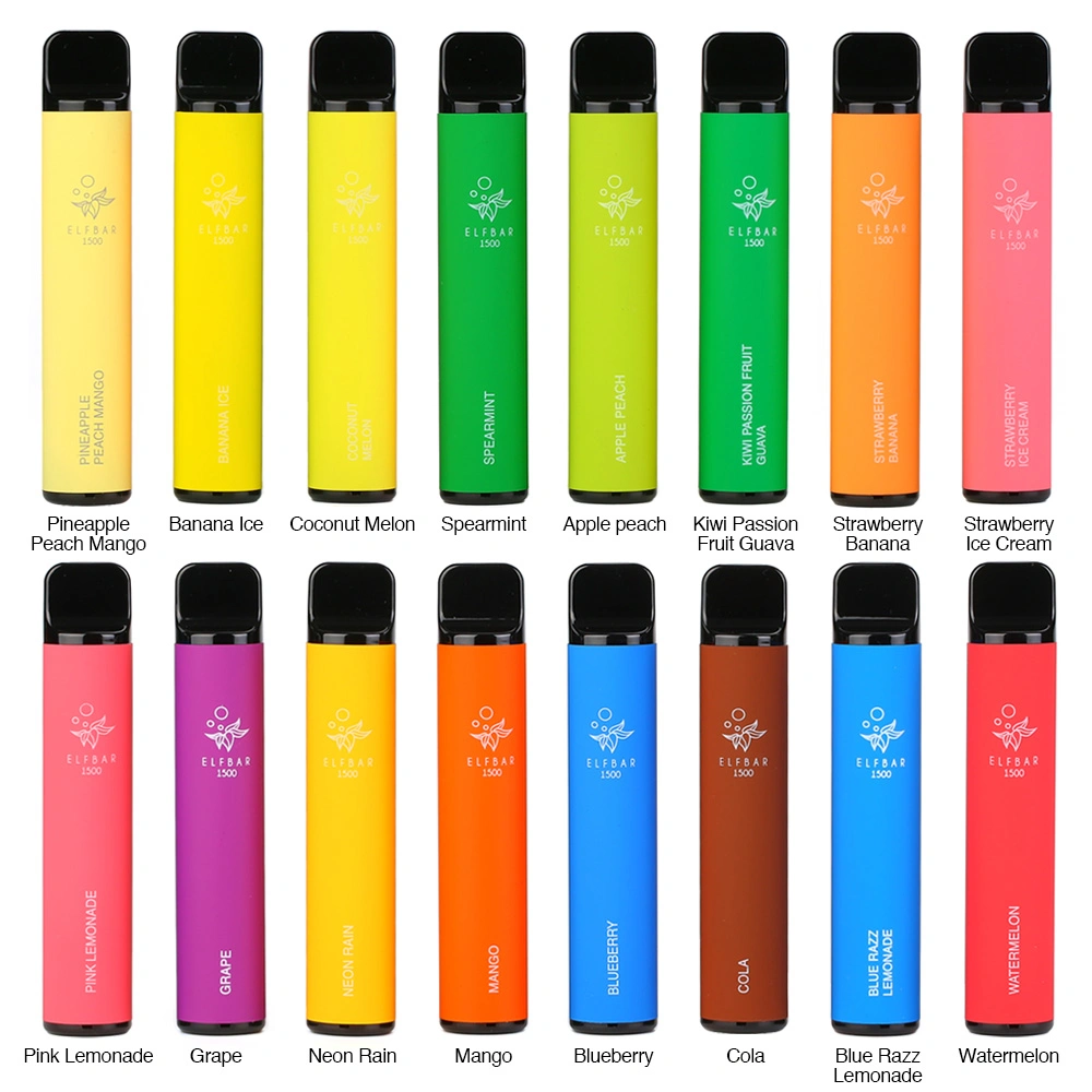 Wholesale Disposable Electronic Cigarette Elf Bar 1500 Puffs Vape Pen