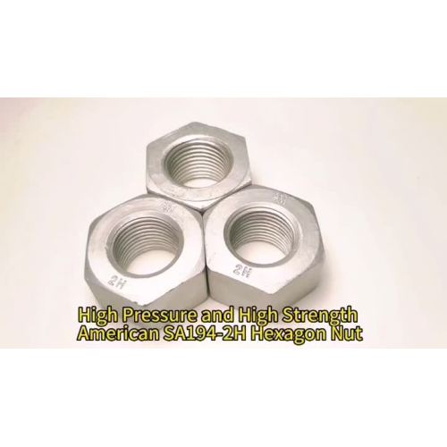 High strength ASME A194-7 hex nut