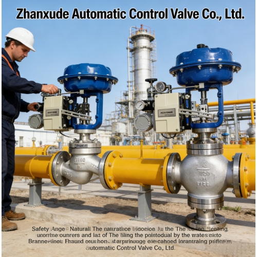 Supapă pneumatică de control cu ​​diafragmă cu poziționer inteligent