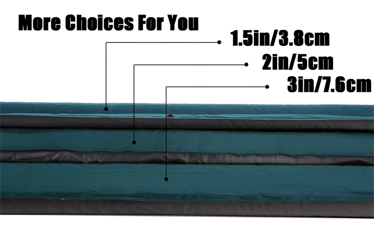foldable inflatable air mattress camping sleeping mat pad bed colchones inflables airbed air mat with built-in pump