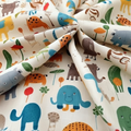 Vente en gros 100% coton mousseline Seersucker Gauze Crinking Organic Cotton Swaddle Blanket Fabric pour bébé vêtements1