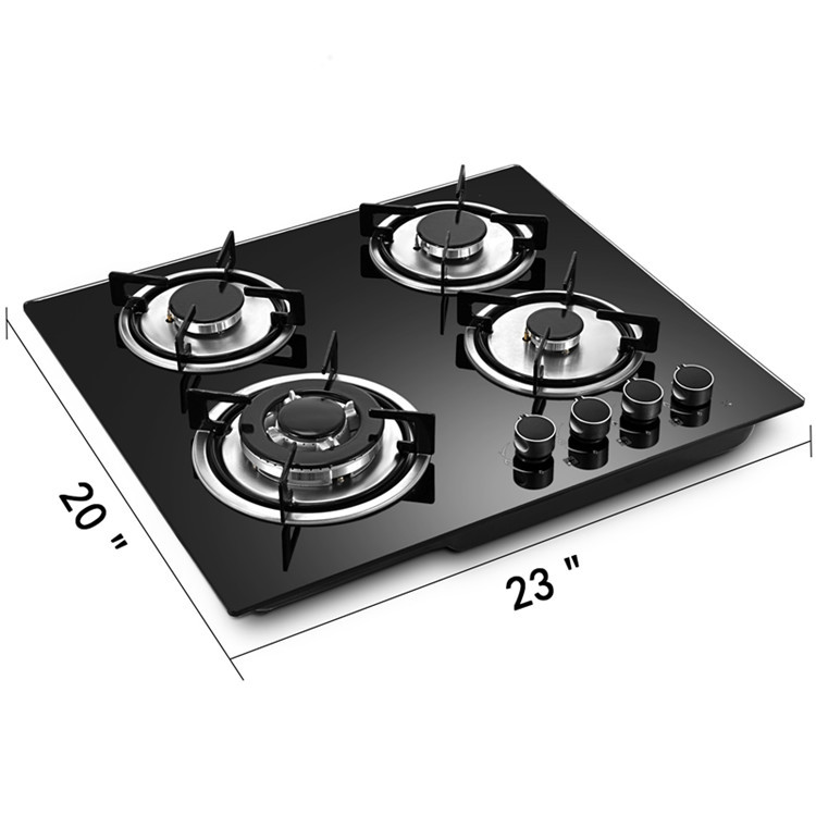 4 bruciatori Cooktop a gas che producono 01