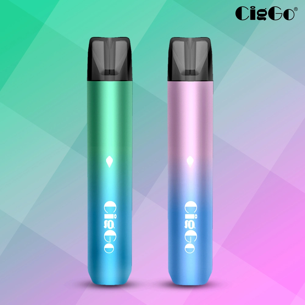 새로운 패션 폐쇄형 포드 시스템 키트 450mAh 배터리 1.9ml 세라믹 가열 코일 포드 Vape 스타터 키트