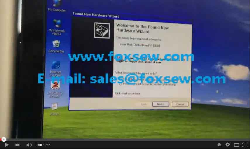 Laser Marking Software Installation---FOXSEW 