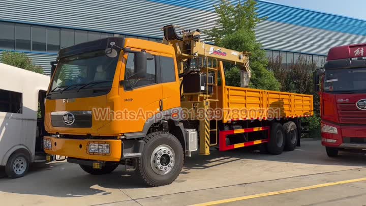 FAW RHD 340HP TRUCH AVEC UNIC CRANE