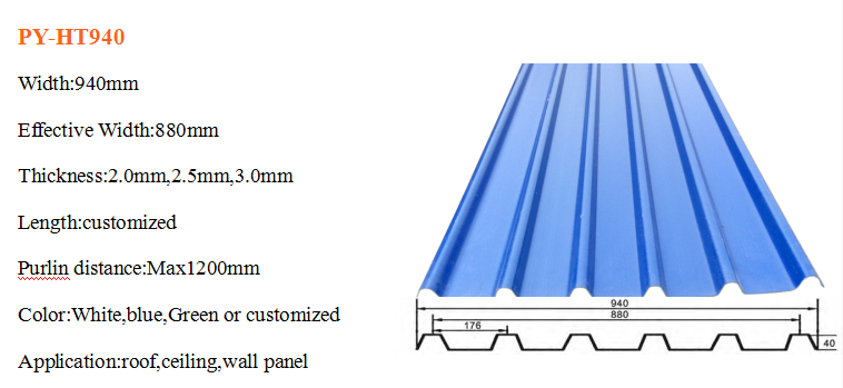 Trapezoidal Roof Tiles Teja de PVC Roof Sheet Heat Insulation Anti-corrosive Roof Tiles