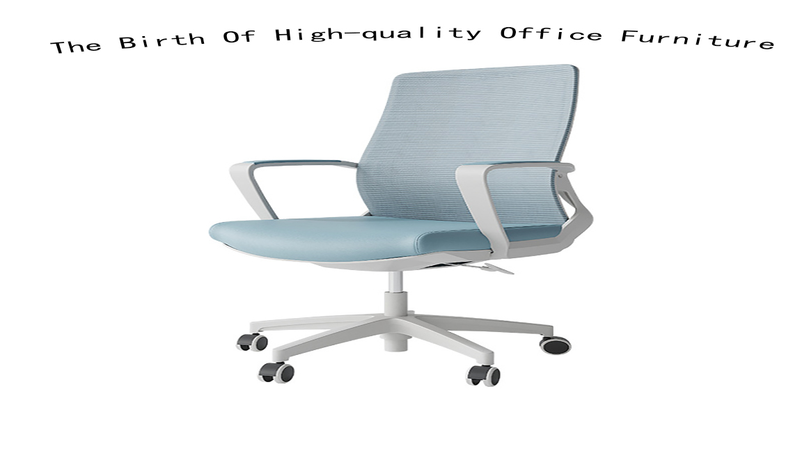 コンピューターのオフィス用の快適な椅子ブラックミドルバックメッシュチェア1