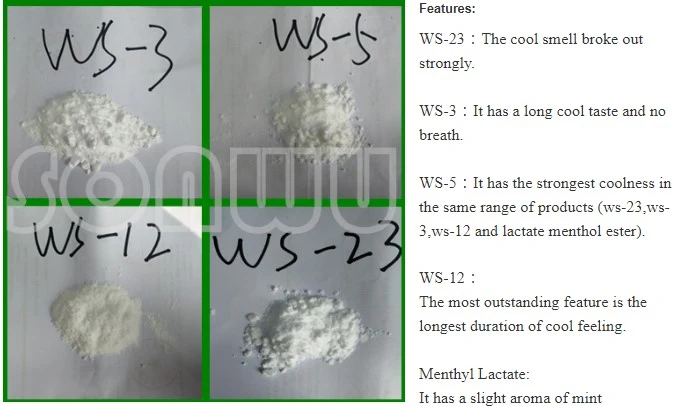 Sonwu Supply CAS : 68489-14-5 Agent de refroidissement Ws-5