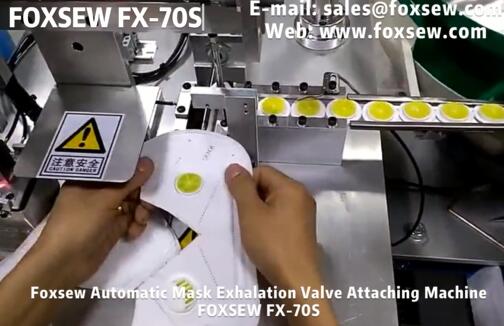 Automatic Mask Exhalation Valve Attaching Machine