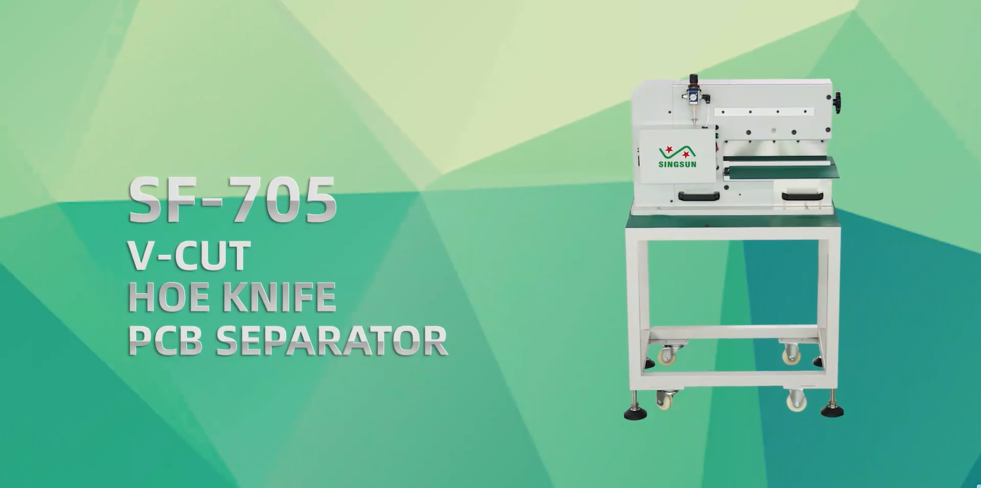 SF-705 V-CUT HOE KNIFE PCB SEPARATOR