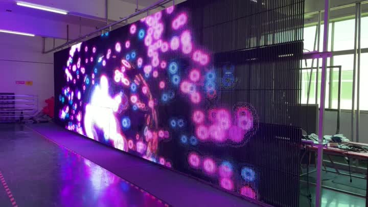 Display della tenda per finestre a LED