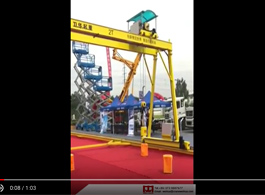 Light Gantry Crane with Anti-Sway System 