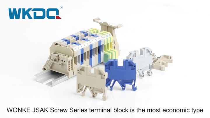 Screw type terminal block