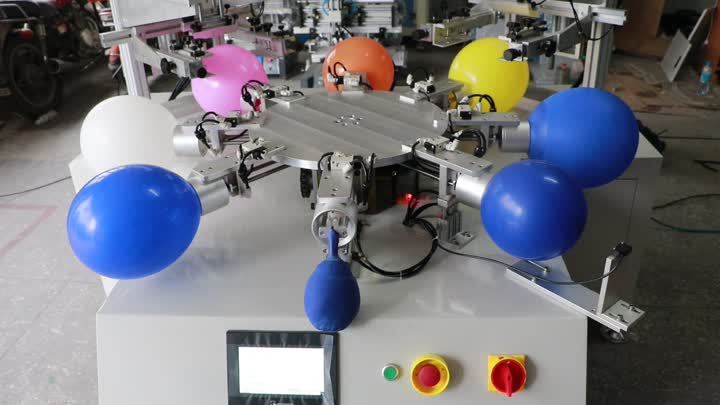 آلة طباعة الشاشة ذات اللونين الأوتوماتيكية لـ balloon.mp4