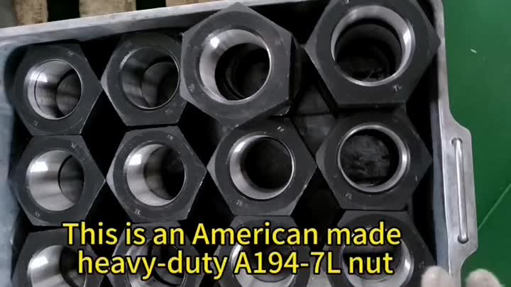 ASTM A194 7L High Strength Heavy Hex Nut