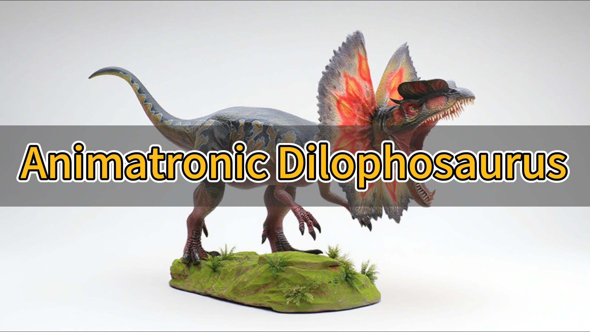 Dilophosaurus animatronik