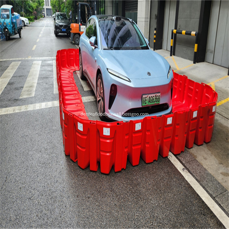 Flood Boxwall Barrier For Car