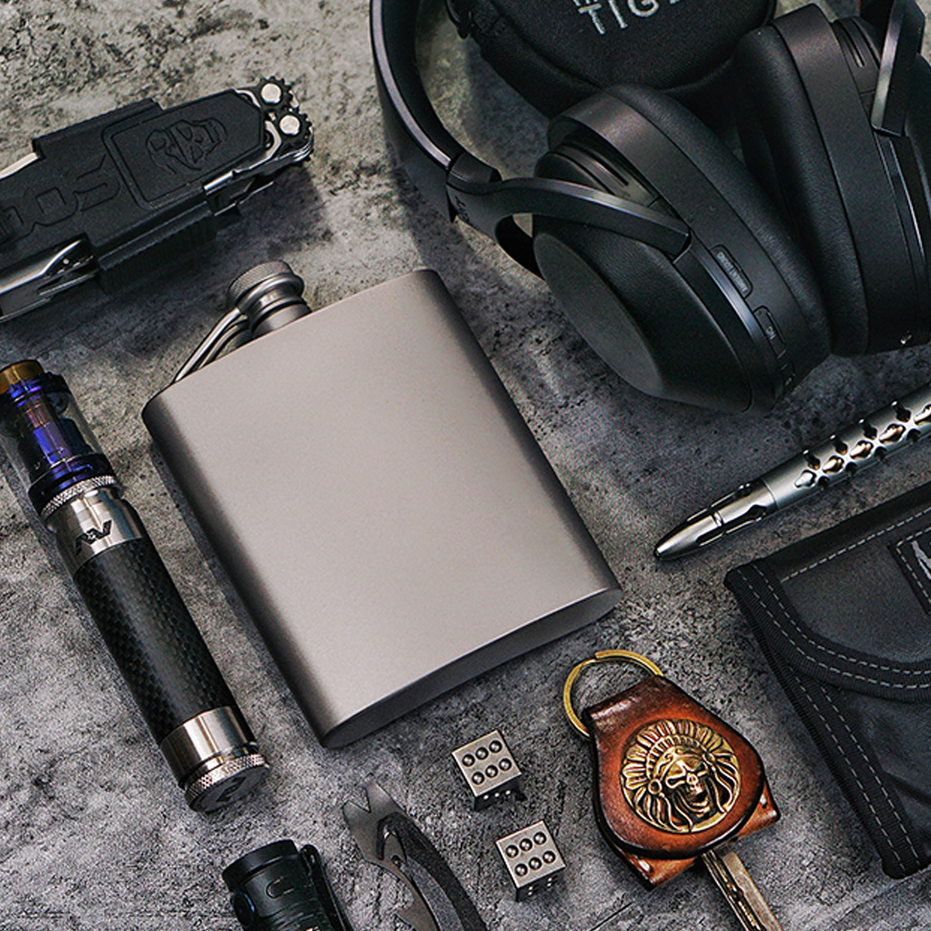 Титановая тазобедренная колба titanium hip flask