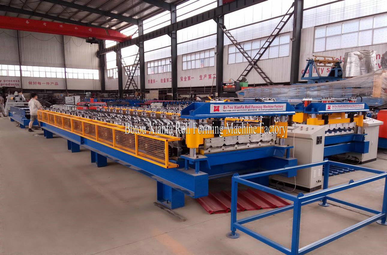 galvanized steel roof panel machine