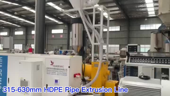 630mm HDPE drainage pipe extrusion  line 