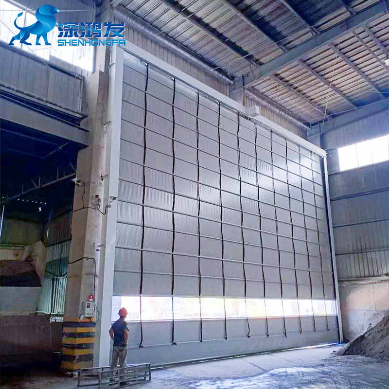 Pintu penumpukan kelajuan tinggi PVC