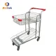 Tugas Ringan 2 Tier Warehouse Stock Trolley