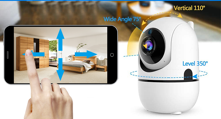 Intelligent WiFi Head Dhaking Wireless Camera