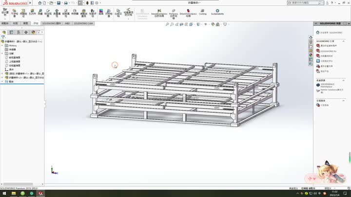 Rack de rangement des pneus