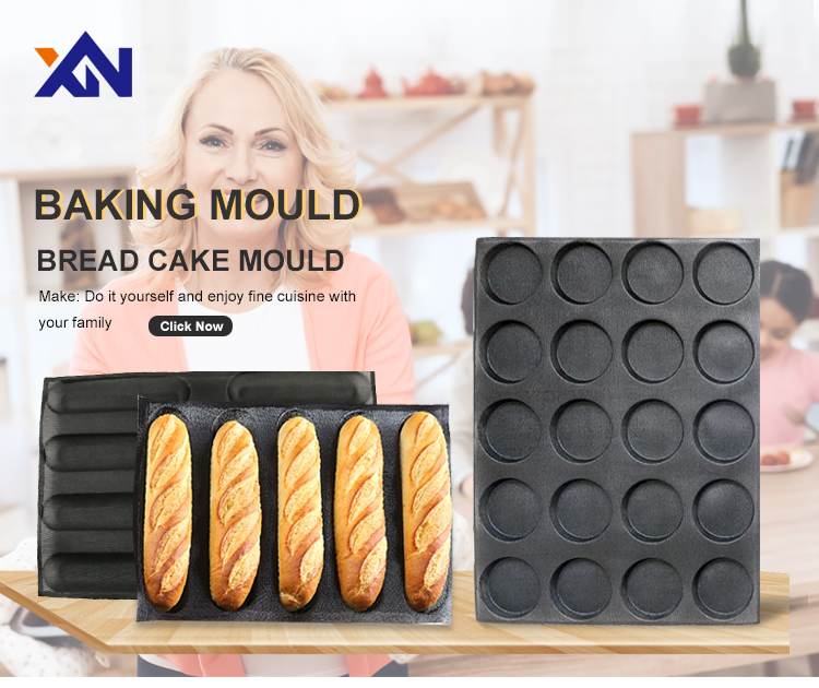 Eco-Friendly Food Grade Round Fondant Silicon Cake Molds