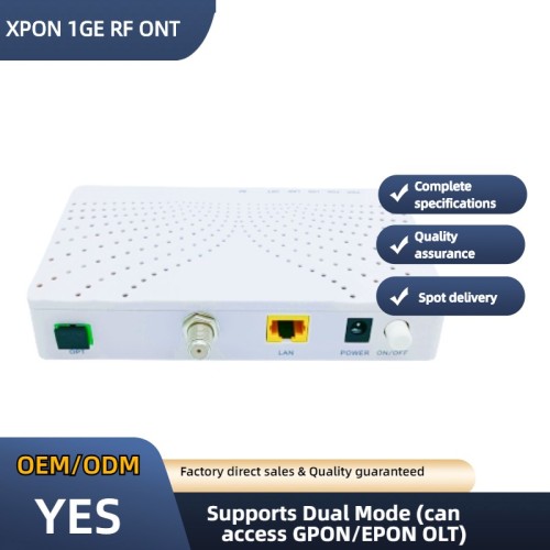 Nuevos productos: 1GE RF Gepon Onu