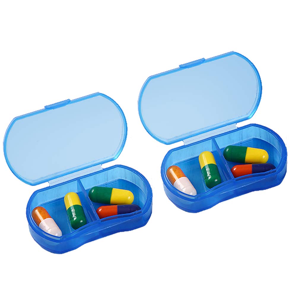 AM &amp; PM Mini Pill Box Pill Container met 2 slots