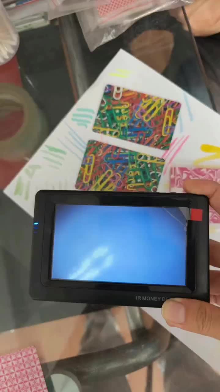 infrared invisible shiny ink(video)