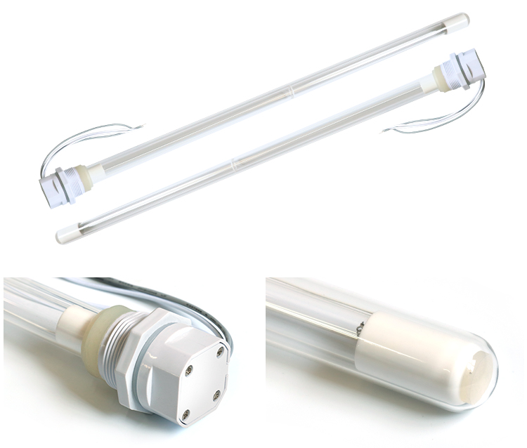 Leichte UV-Lampe UV Keimtötendes UVC-Quarzglasrohr zur Wasserreinigung