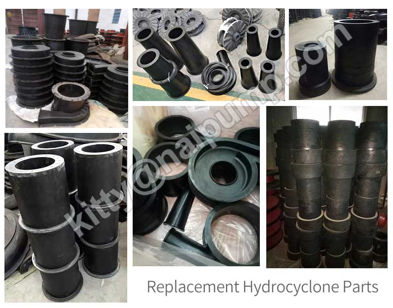 NPCVAX Lapisan Hydrocyclone Penggantian Liner Penggantian