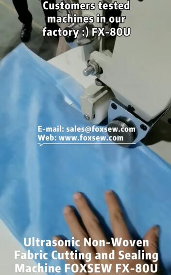 Ultrasonic Non Woven Fabric Cutting and Sealing Machine