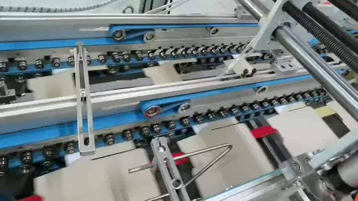  Box sticking process