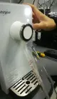 błyszcząca zimna maszyna do wody sodowej