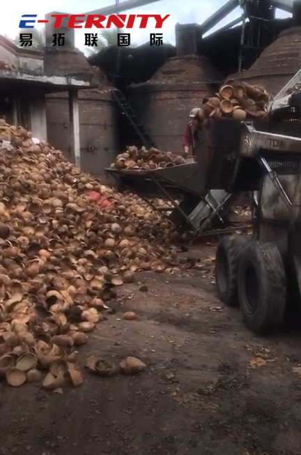 Coconut Shell Charcoal Processing Plant in Vietnam