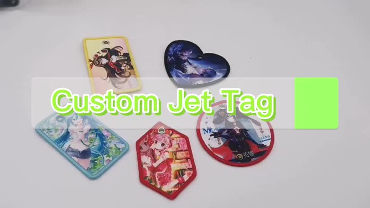 Anpassad jet Tag Keychain