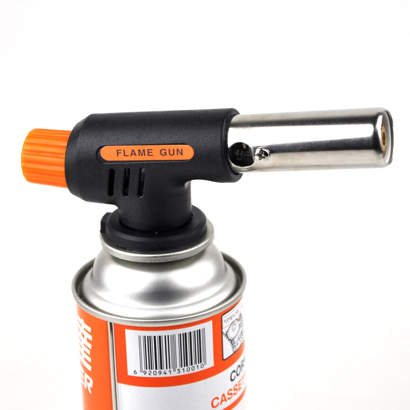 Portable extended flame torch butane gas outdoor barbecue torch welding tool small welding torch