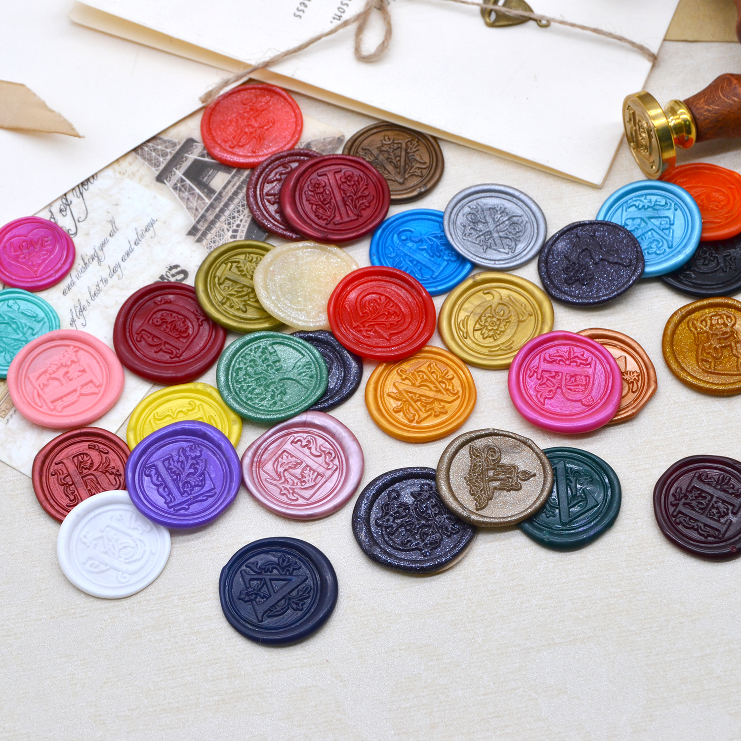 Custom sealing wax stickers