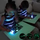 Magic Freeze Light Fluorescent Drawing Board Dengan Pena