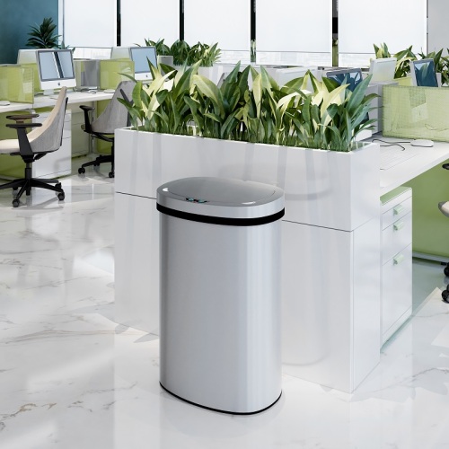 The Principle of Touchless Smart Sensor Trash Can