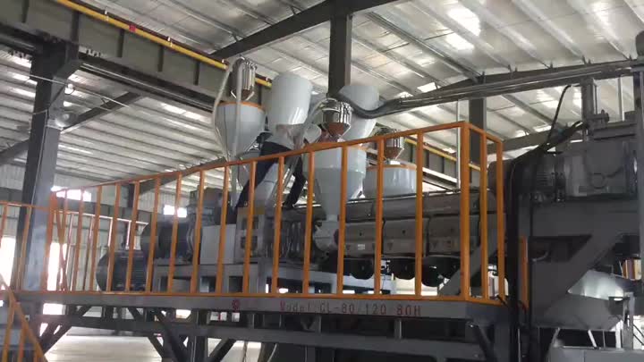 High Speed Model CL-80/120/80H Casting Stretch Making Machine .mp4